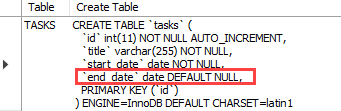 MySQL NOT NULL 约束 - 删除示例
